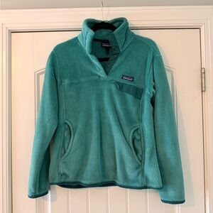 Patagonia Teal Fleece Pullover